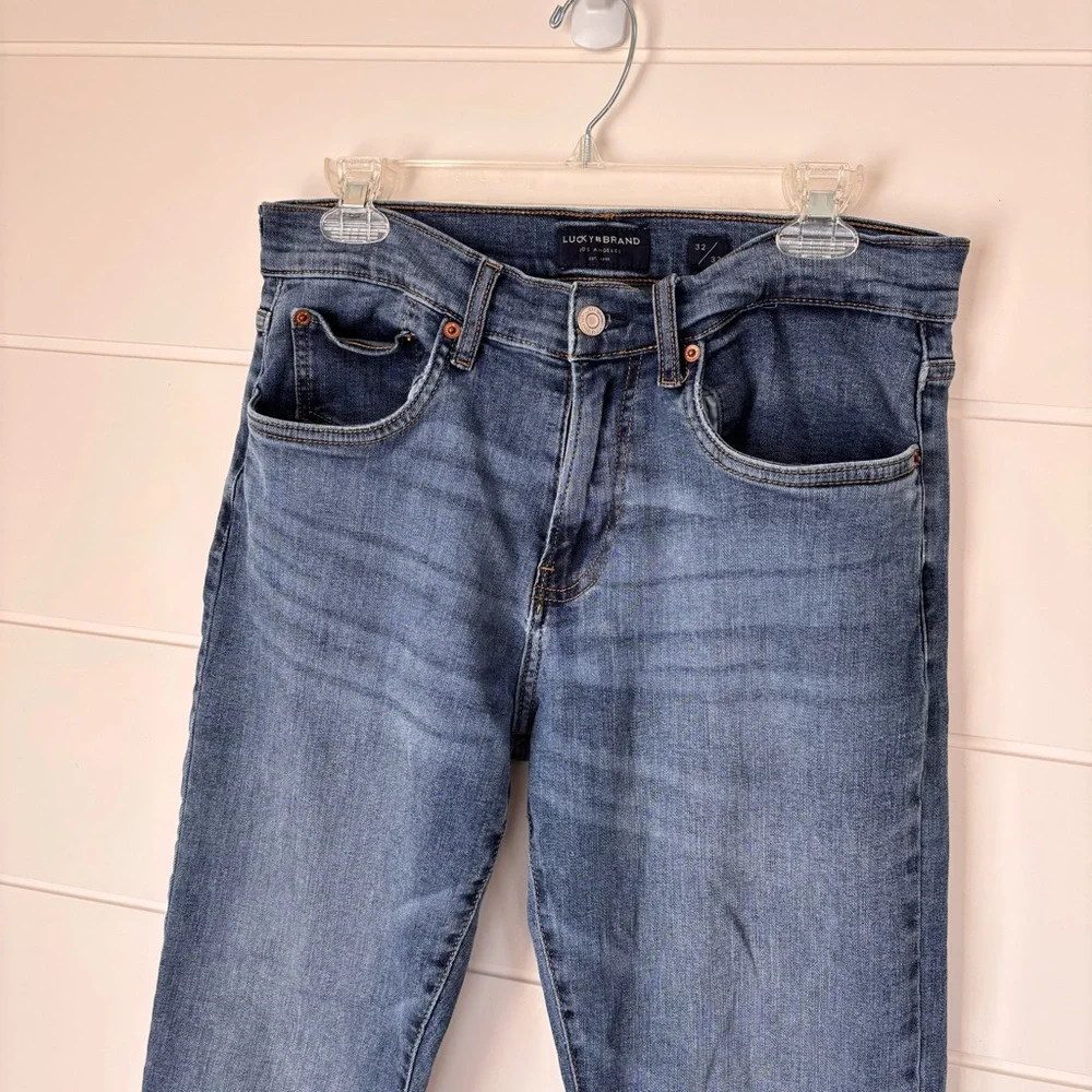 Lucky Brand Men's 221 Straight Fit Blue Jeans Size 32x32